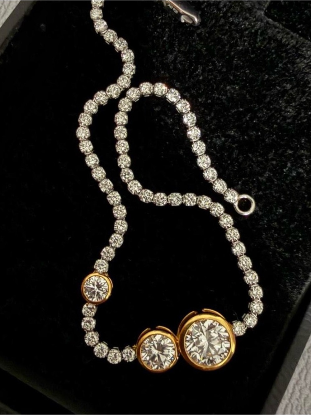 3.56 Carat Real Diamond Tennis Bracelet